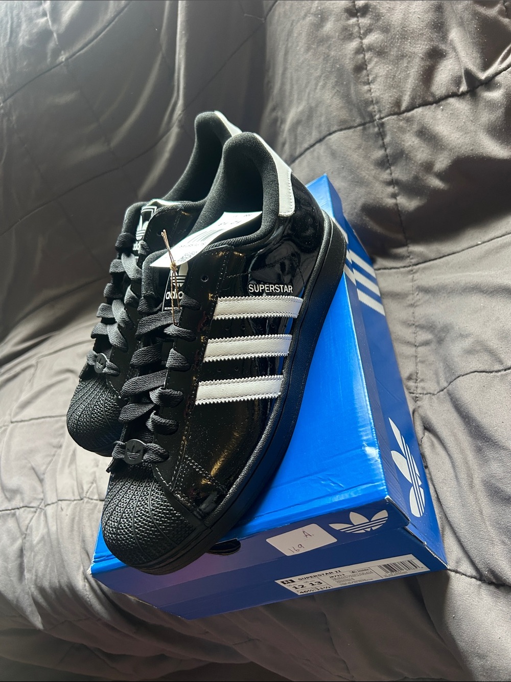 adidas Black & White Superstar II Men's Sneakers